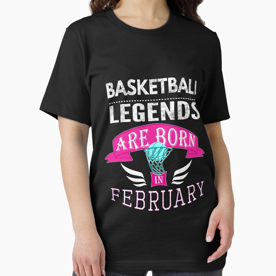 Basketball legends are born in February Girls by LGamble12345 T-Shirts, Hoodie, Sweatshirt | BlankRebels.com (Image 2)