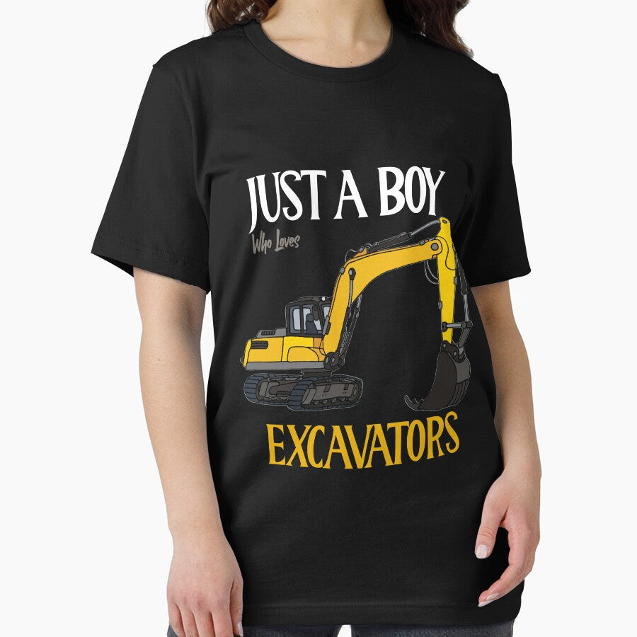 Just a Boy who Loves Excavators by hakimayedder33 T-Shirts, Hoodie, Sweatshirt | BlankRebels.com (Image 2)