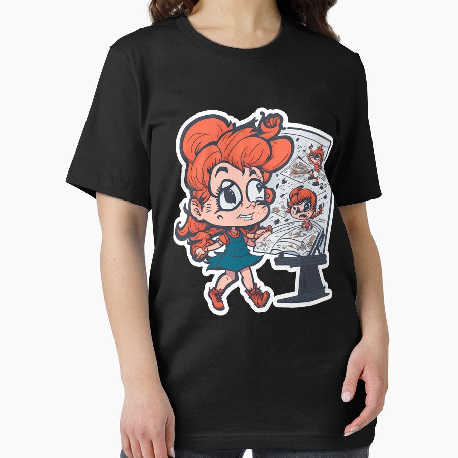 Crazy Cartoonist Girl, Abnormal Cartoon by JASONDONLDSON