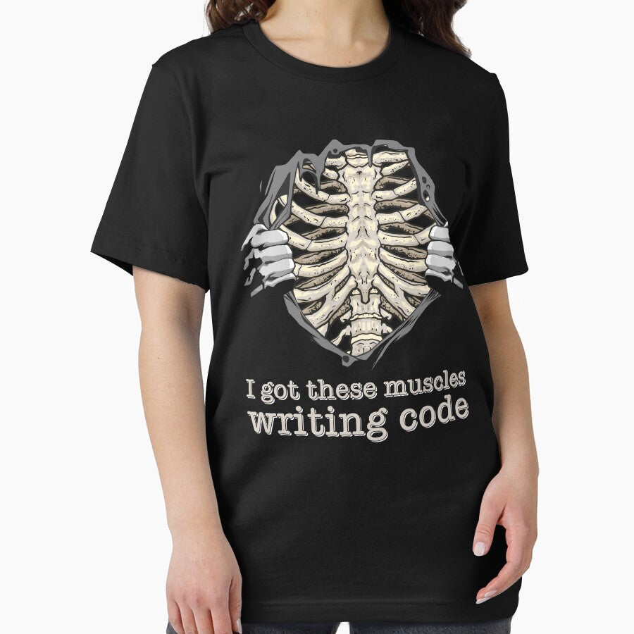 I Got These Muscles Writing Code for Nerd Geek Web Developer by buy-on-demand T-Shirts, Hoodie, Sweatshirt (Image 2)