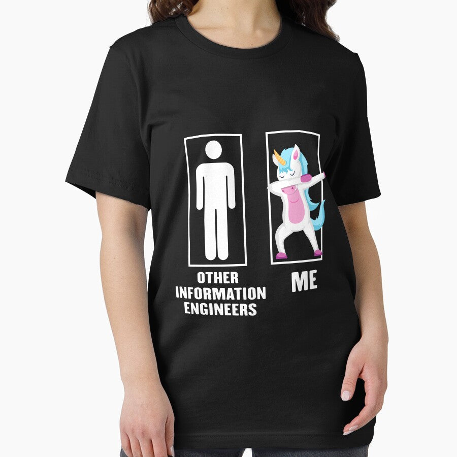 Funny Unicorn Dabbing Other Information engineer Me, Information engineer Dad Husband Birthday Christmas Gift... (Image 2)