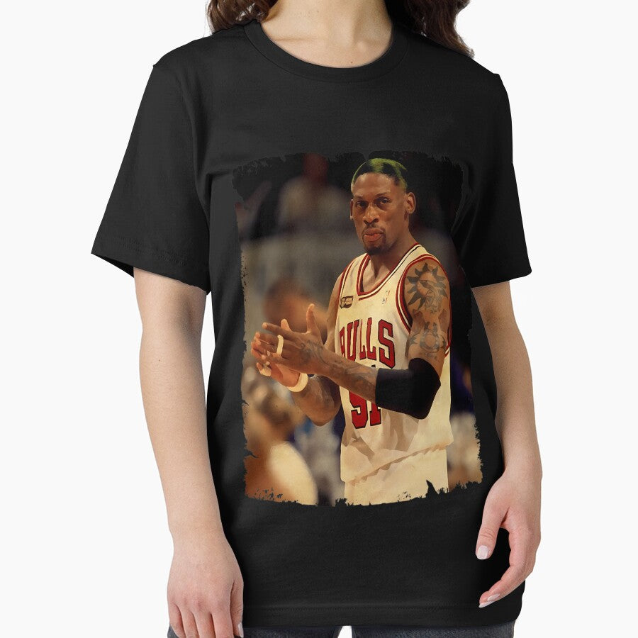 Dennis sport Rodman  Dennis sport Rodman Vintage Design Of Basketball  70s    (3) by Amriagrani T-Shirts,... (Image 2)