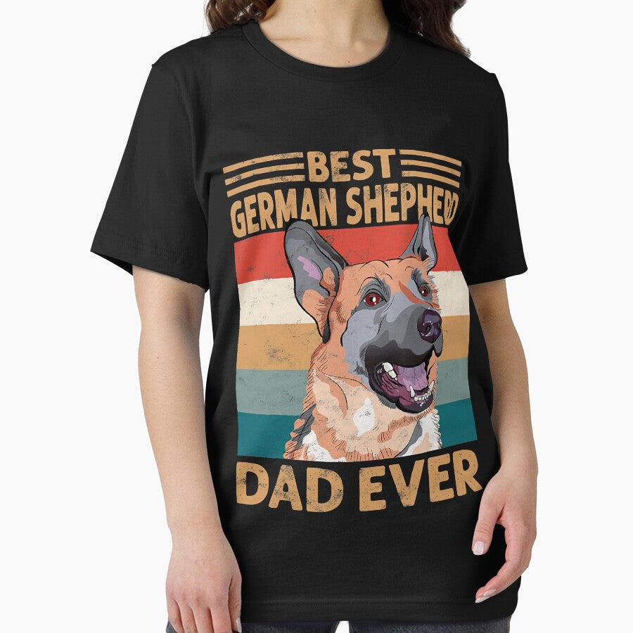 best german shepherd dad ever vintage shepherd dad by EmilyPippin T-Shirts, Hoodie, Sweatshirt | BlankRebels.com (Image 2)