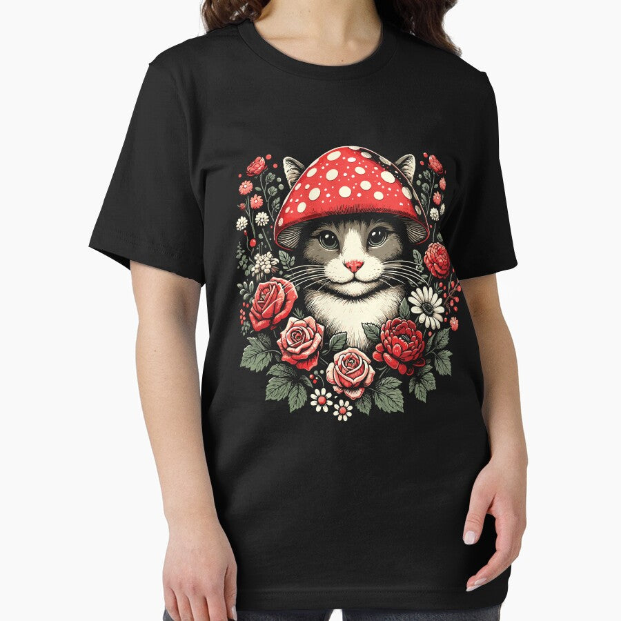 Cottagecore Cat Floral Cottagecore Aesthetic by MintedFresh T-Shirts, Hoodie, Sweatshirt | BlankRebels.com (Image 2)