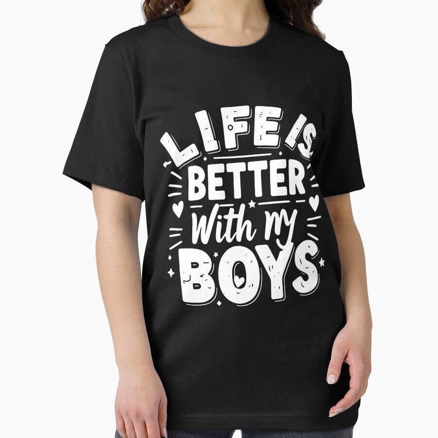 Life is Better With My Boys by Tilyasshop T-Shirts, Hoodie, Sweatshirt | BlankRebels.com (Image 2)