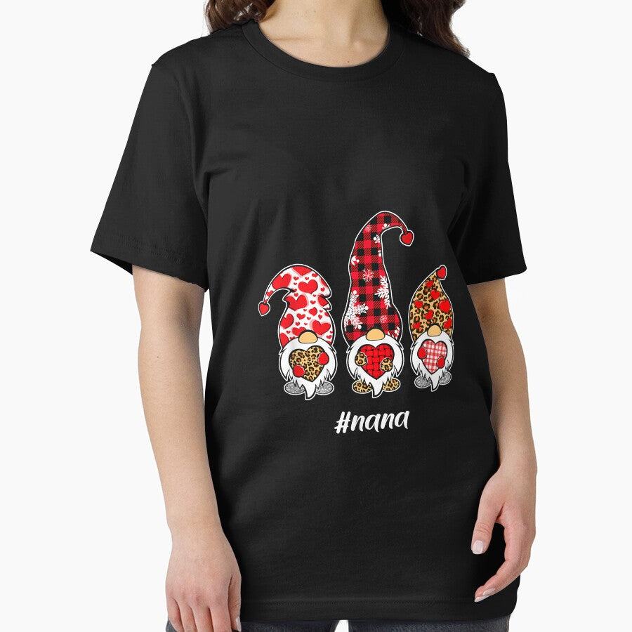 Leopard Nana Gnome Xmas Valentine Matching Family Group by ricnikkiaavi T-Shirts, Hoodie, Sweatshirt (Image 2)