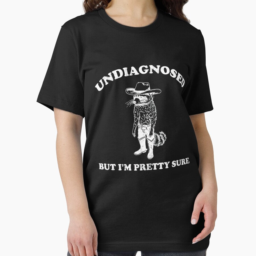 Undiagnosed But I'm Pretty Sure Vintage Style Trash Raccoon by FantasyFablesC T-Shirts, Hoodie, Sweatshirt (Image 2)