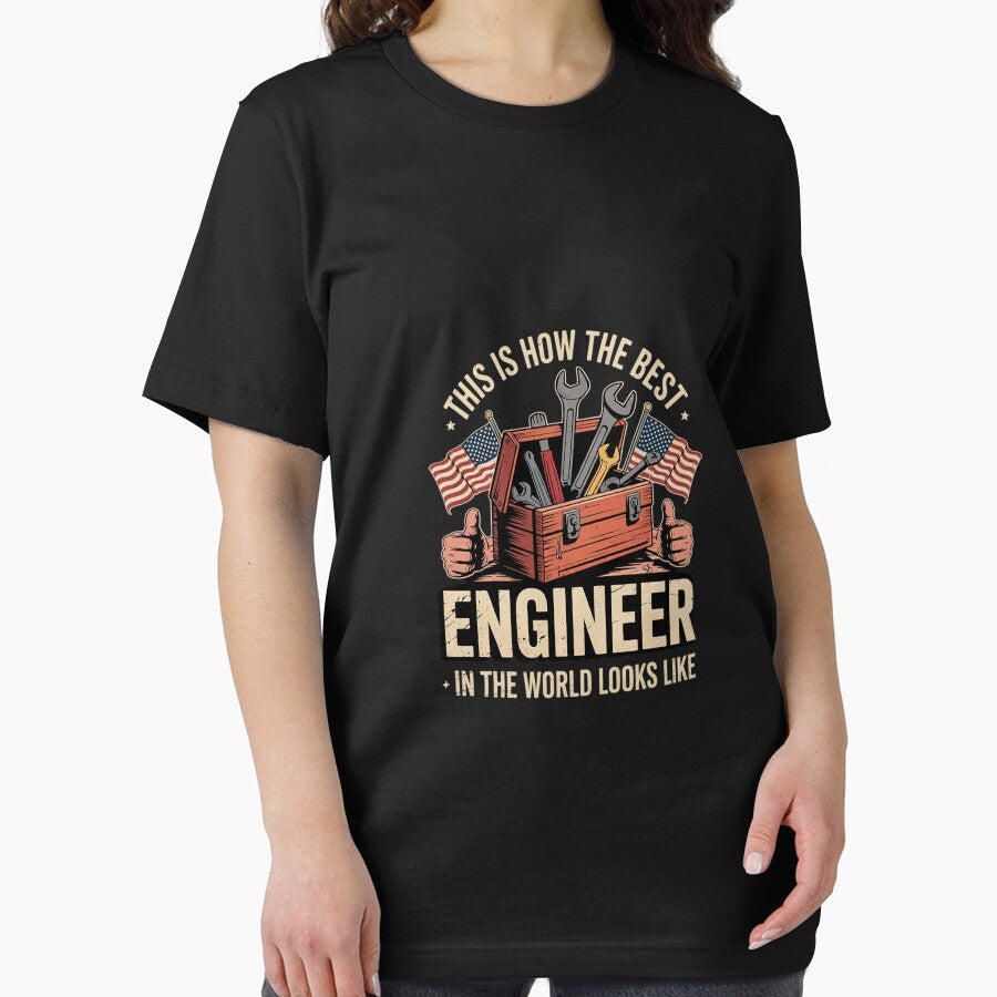 Mens Best Engineer In The World Mechanic Engineering by MythWoot T-Shirts, Hoodie, Sweatshirt | BlankRebels.com (Image 2)