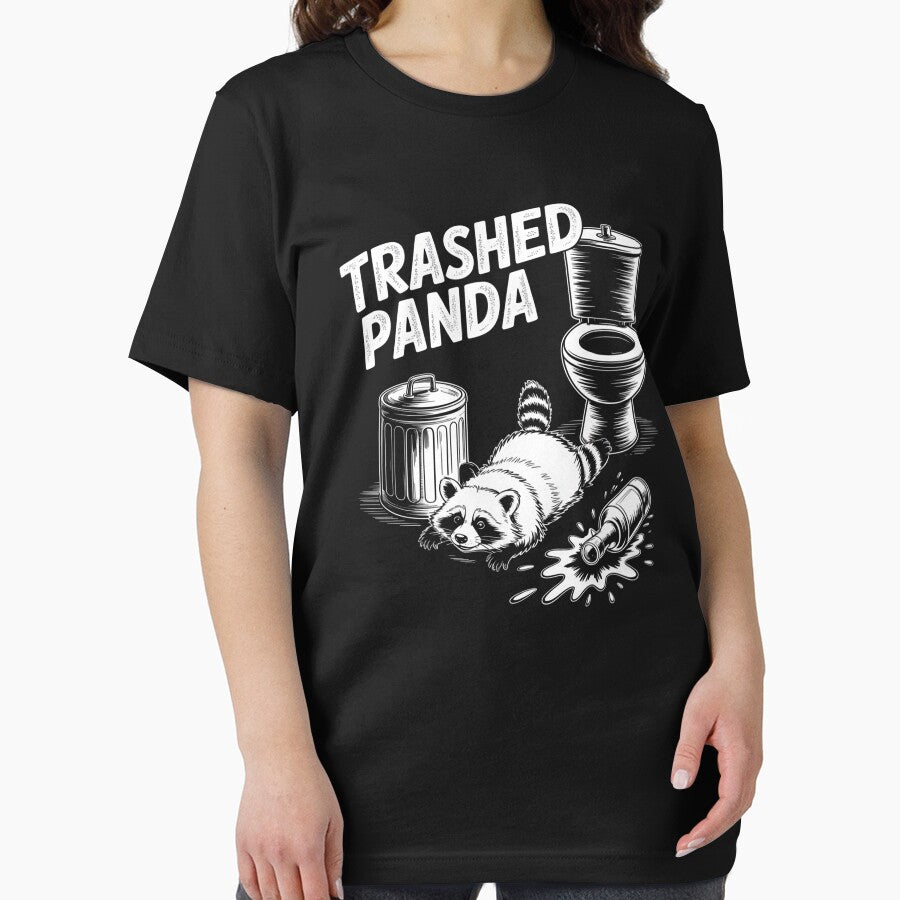 Trashed Panda Drunk Racoon by RayhendersonArt T-Shirts, Hoodie, Sweatshirt | BlankRebels.com (Image 2)