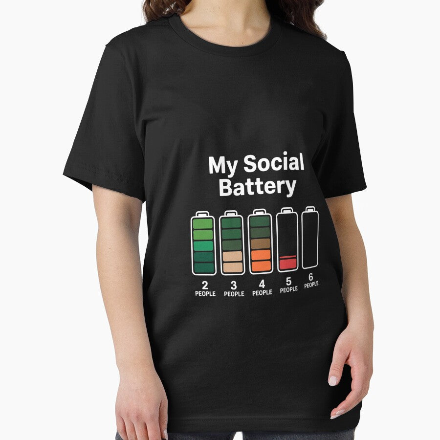 My Social Battery Low Energy Anti Social Introvert by CareTopping T-Shirts, Hoodie, Sweatshirt | BlankRebels.com (Image 2)