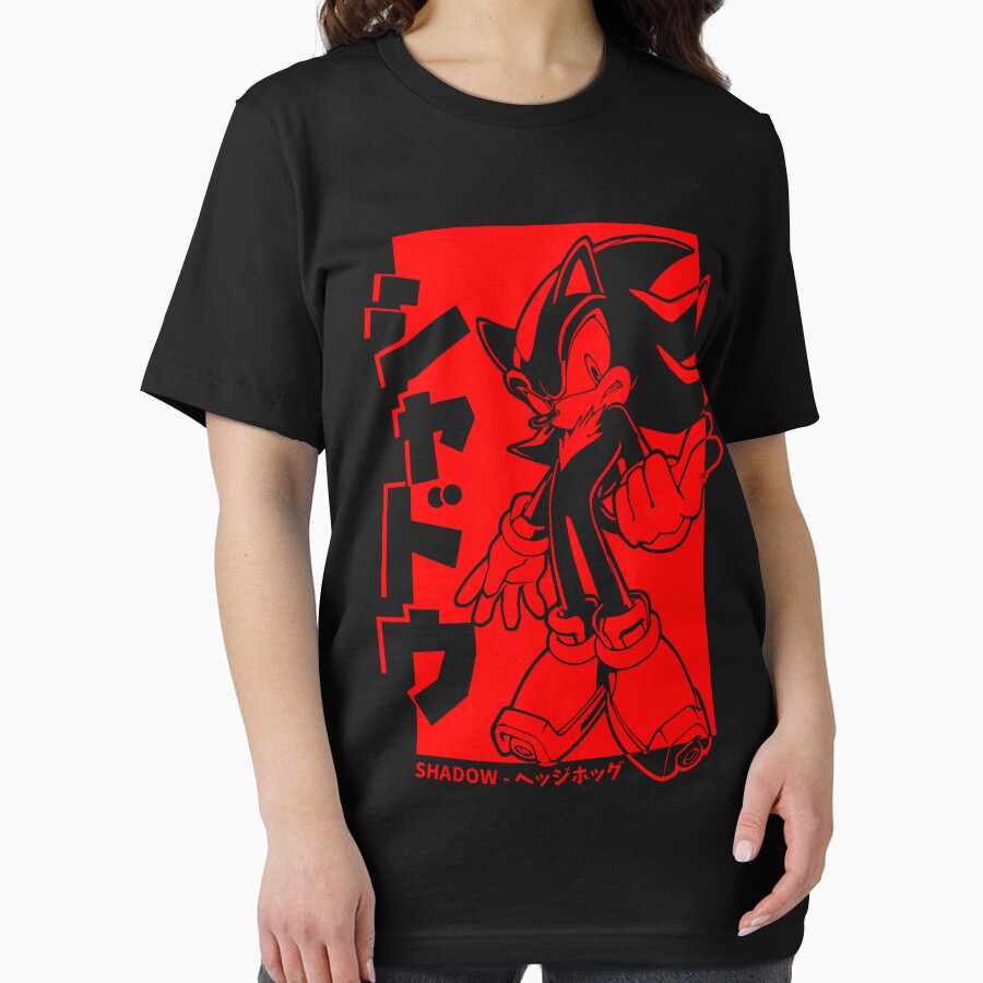 Japanese Shadow The Hedgehog Essential T-Shirt by sueowpekri Hoodie, Sweatshirt | BlankRebels.com (Image 2)