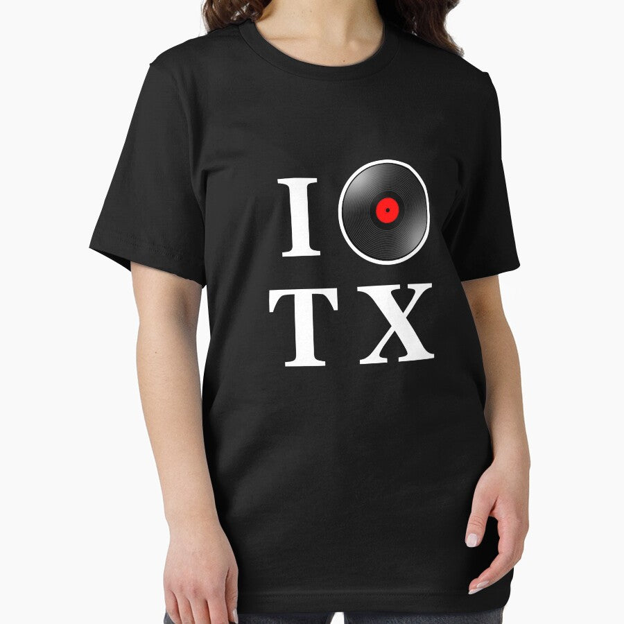 DJ Vinyl Record I Spin TX Gift by SuperFreshArt T-Shirts, Hoodie, Sweatshirt | BlankRebels.com (Image 2)