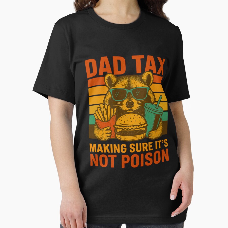 Dad Tax Making Sure It’s Not Poison Funny Retro Dad Humor by flagylART