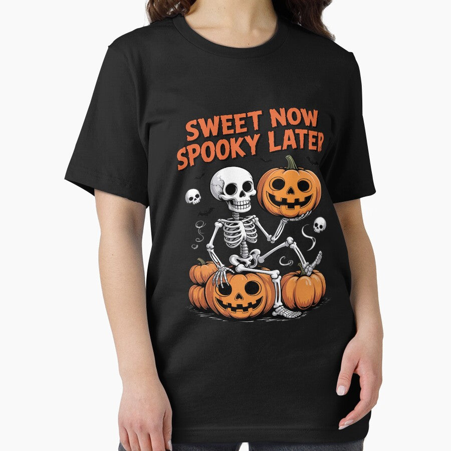 Halloween Vibes Fitness Gym Exercise Sweat Now Spooky Later by countntenov T-Shirts, Hoodie, Sweatshirt (Image 2)