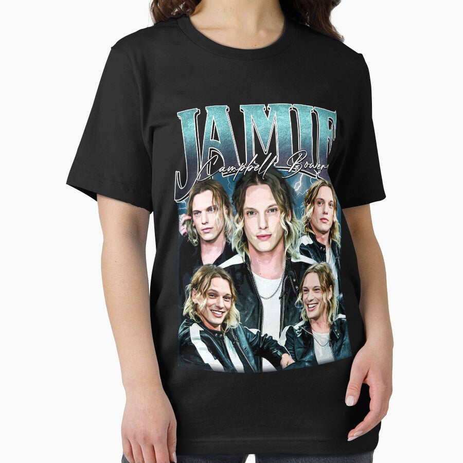 Jamie Campbell Bower Upside Vintage by WilliamKAlmon T-Shirts, Hoodie, Sweatshirt | BlankRebels.com (Image 2)