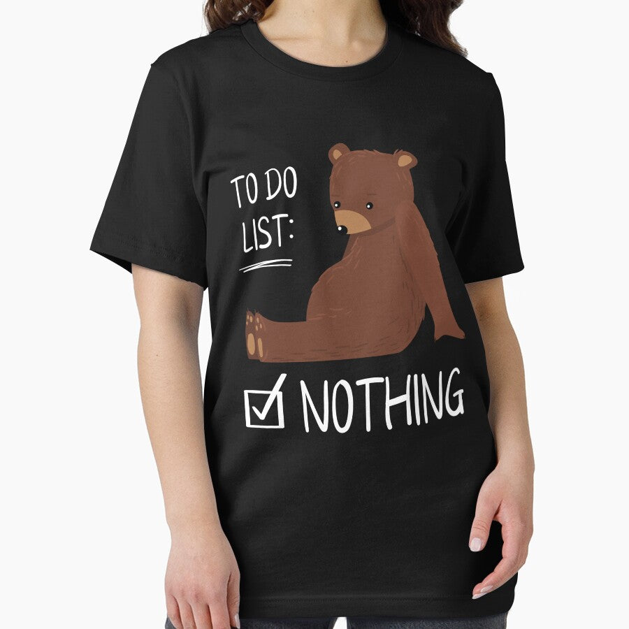 To Do List Nothing Bear Sleep by MooonTees
