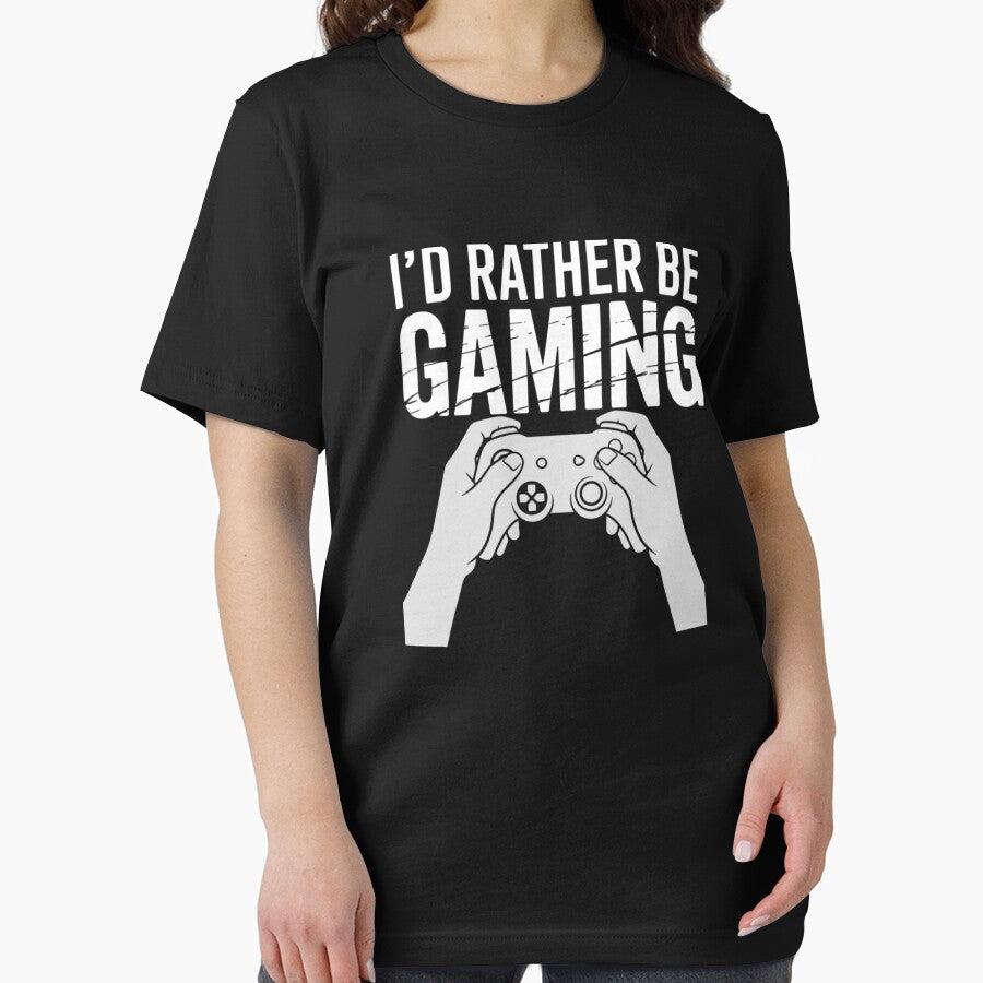 Id Rather Be Gaming Gamer Controller by CORJIDOG-ART T-Shirts, Hoodie, Sweatshirt | BlankRebels.com (Image 2)