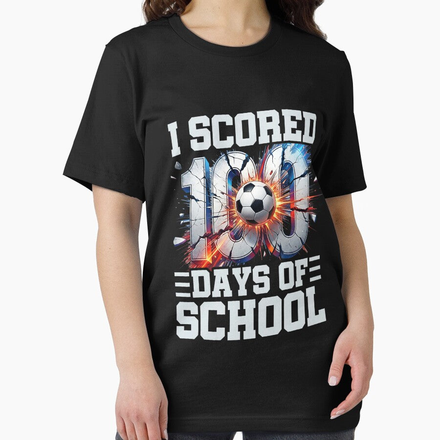 I Scored 100 Days of School Soccer 100th Day of School Boys by GreggRoss