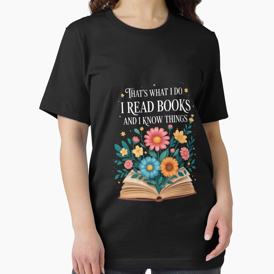 That's What I Do I Read Books And I Know Things Reading by CombatTask T-Shirts, Hoodie, Sweatshirt (Image 2)