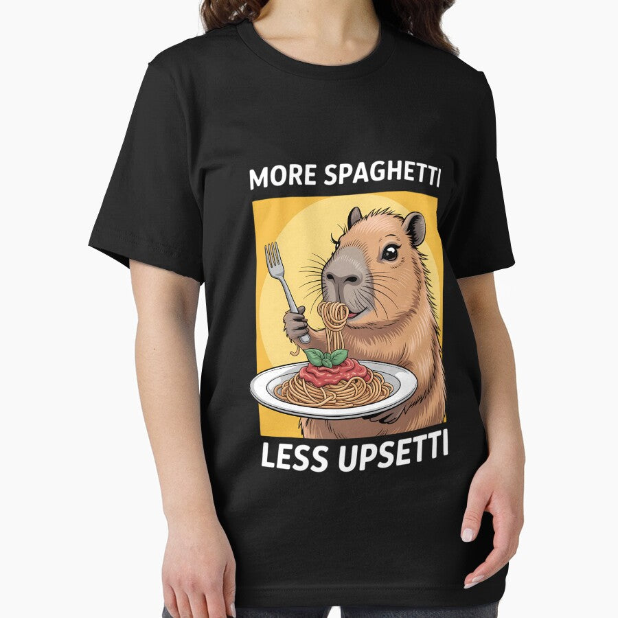 More Spaghetti Less upsetti Capybara Eating Pasta by CruelShadesSt T-Shirts, Hoodie, Sweatshirt | BlankRebels.com (Image 2)