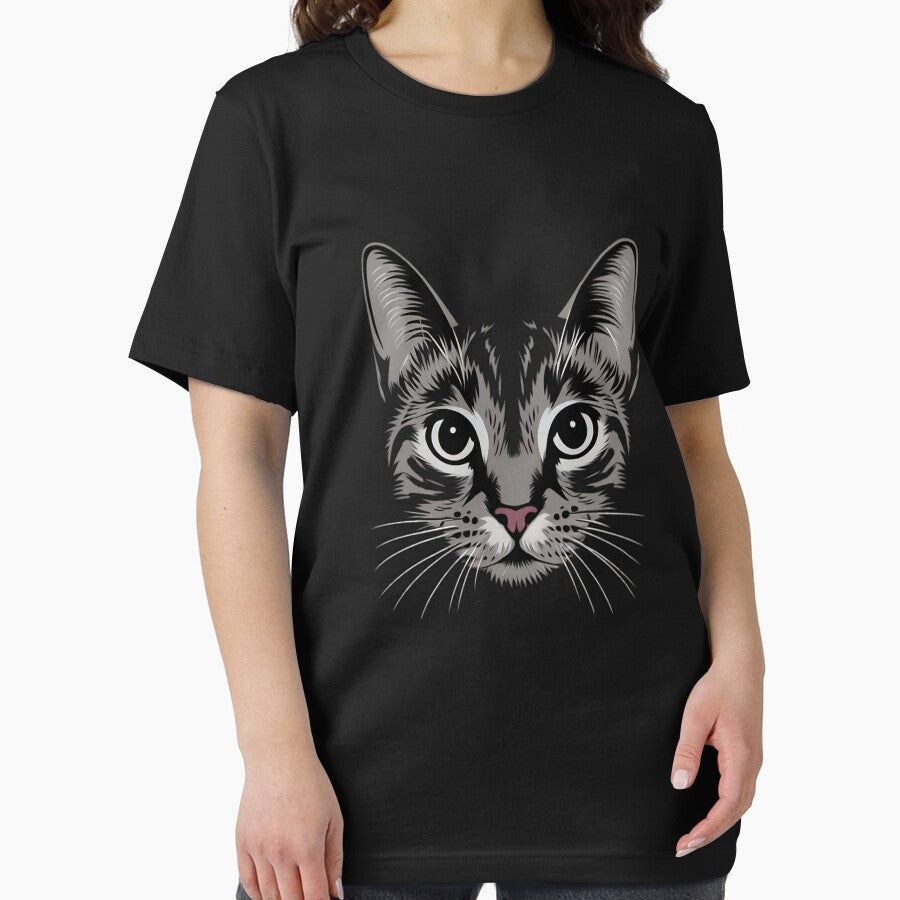 Girls Glow In The Dark Halloween Shirt Black Cat - Funny Cat Face by SlocifieShop