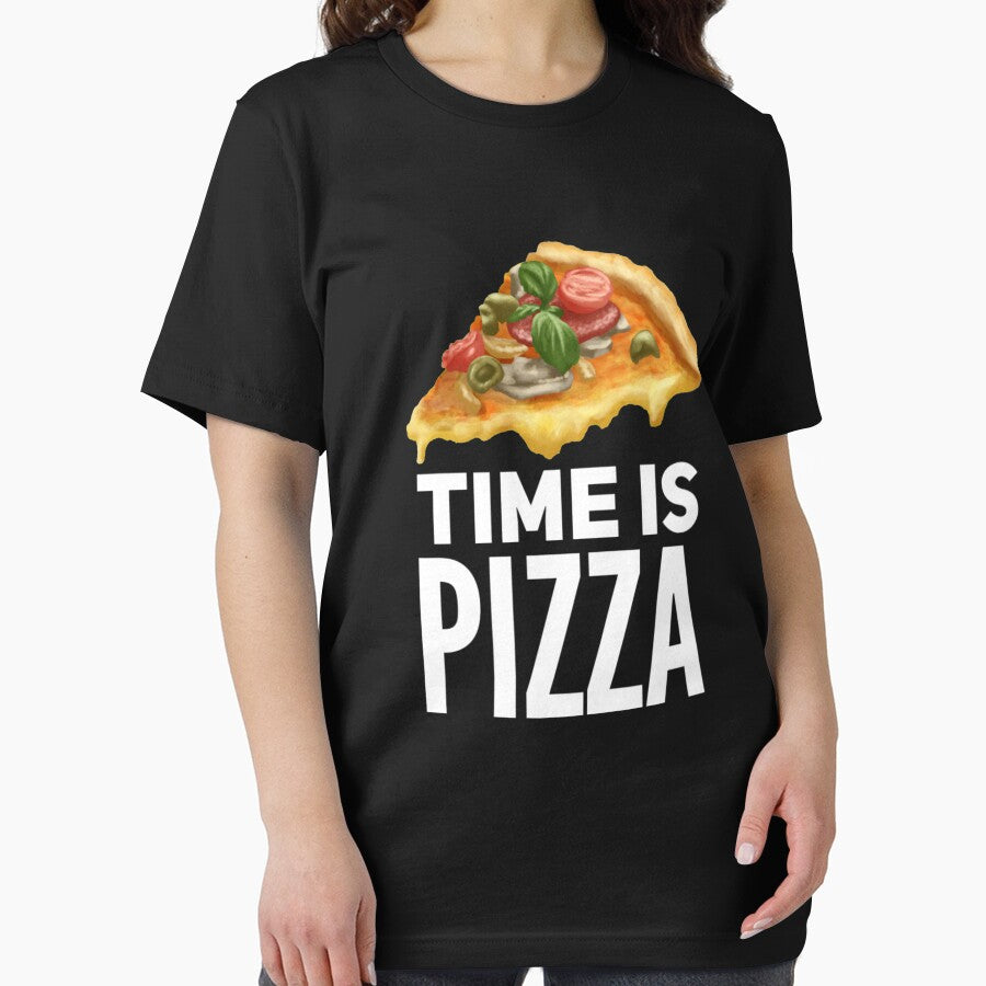 Time Is NOT Money - Time Is Pizza! by NebulaDesigns86 T-Shirts, Hoodie, Sweatshirt | BlankRebels.com (Image 2)