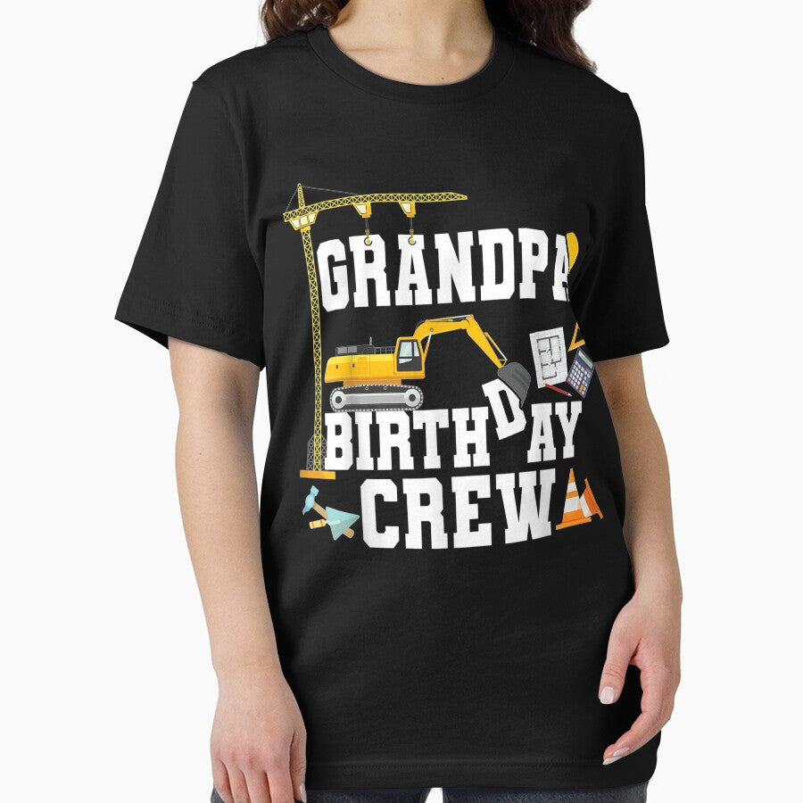 Grandpa Birthday Crew Gift Construction by ElieserGomez T-Shirts, Hoodie, Sweatshirt | BlankRebels.com (Image 2)