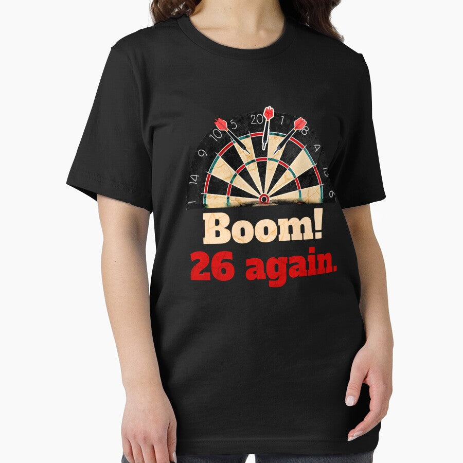Boom. 26 Again. – Funny Darts Throw T-Shirts, Hoodie, Sweatshirt