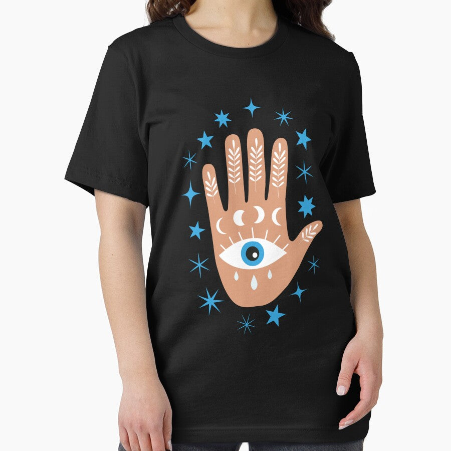 Hamsa  Hand with Moon Phases and Stars by Yasminepatterns T-Shirts, Hoodie, Sweatshirt | BlankRebels.com (Image 2)