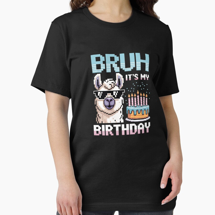 Bruh Its My Birthday Llama Pinata Boy Girl Family Party Bday 70 by SyntaxClaw T-Shirts, Hoodie, Sweatshirt (Image 2)