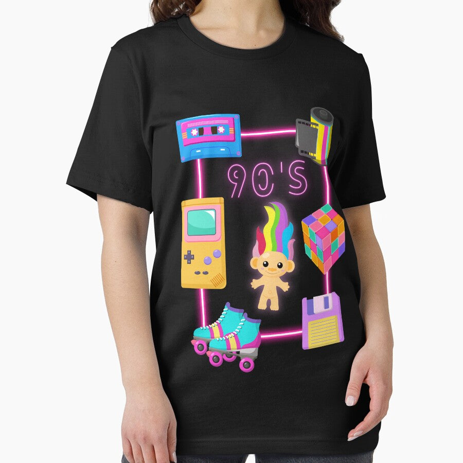 90s Colorful Vibes - Apparel design by TheArtistOf2022 T-Shirts, Hoodie, Sweatshirt | BlankRebels.com (Image 2)