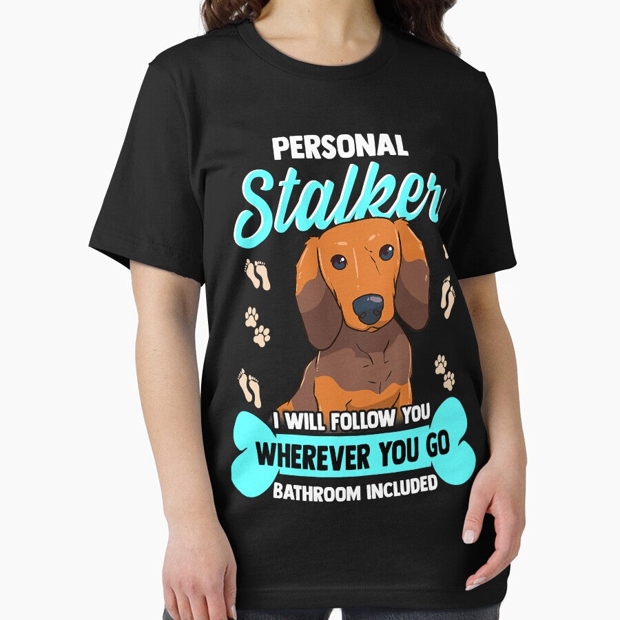 Dachshunds Funny Wiener Doxie Stalker Dog by HenningMadsen T-Shirts, Hoodie, Sweatshirt | BlankRebels.com (Image 2)
