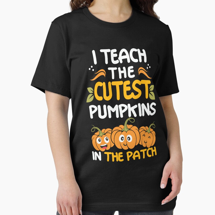 I Teach The Cutest Pumpkins In The Patch Funny Halloween Pre K by DNW-art T-Shirts, Hoodie, Sweatshirt (Image 2)