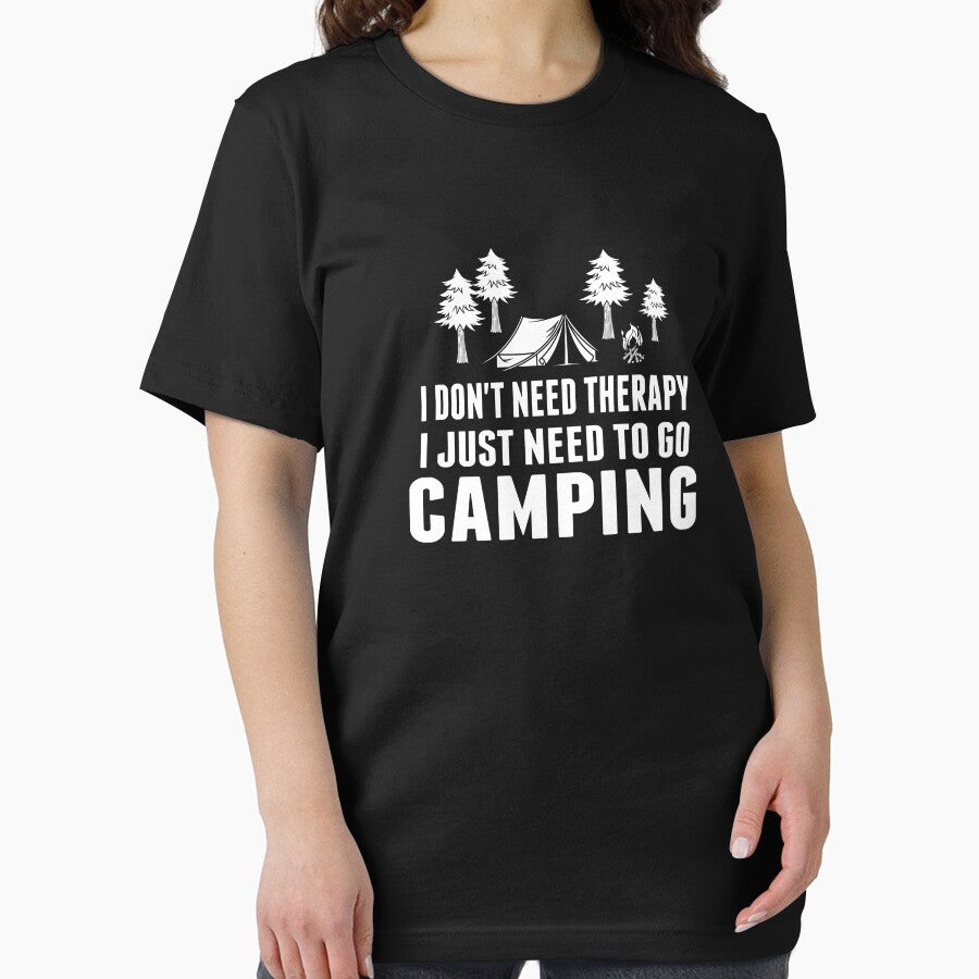 I Don't Need Therapy, Campfire Camping Gift- Funny Camping Shirt ,Camping Tees, Camp T shirt, Camping Shirt For... (Image 2)