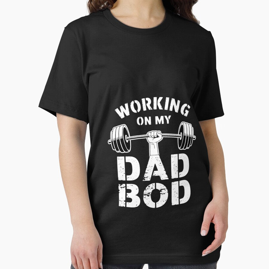 Working On My Dad Bod Fathers Day Gym by MarryIsMonth T-Shirts, Hoodie, Sweatshirt | BlankRebels.com (Image 2)