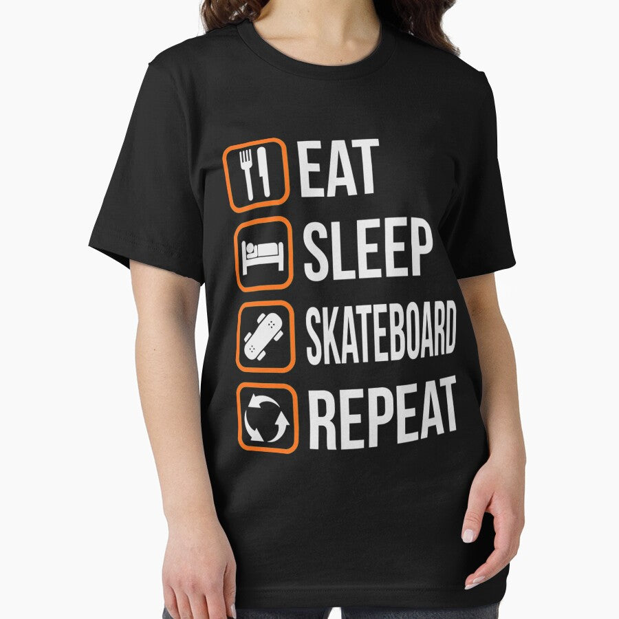 Eat sleep skateboard repeat by Clavitaps T-Shirts, Hoodie, Sweatshirt | BlankRebels.com (Image 2)