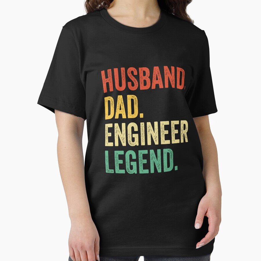 Husband Dad Engineer Legend Shirt Engineer Engineer Dad Shirt Husband Engineer Him T-Shirts, Hoodie, Sweatshirt