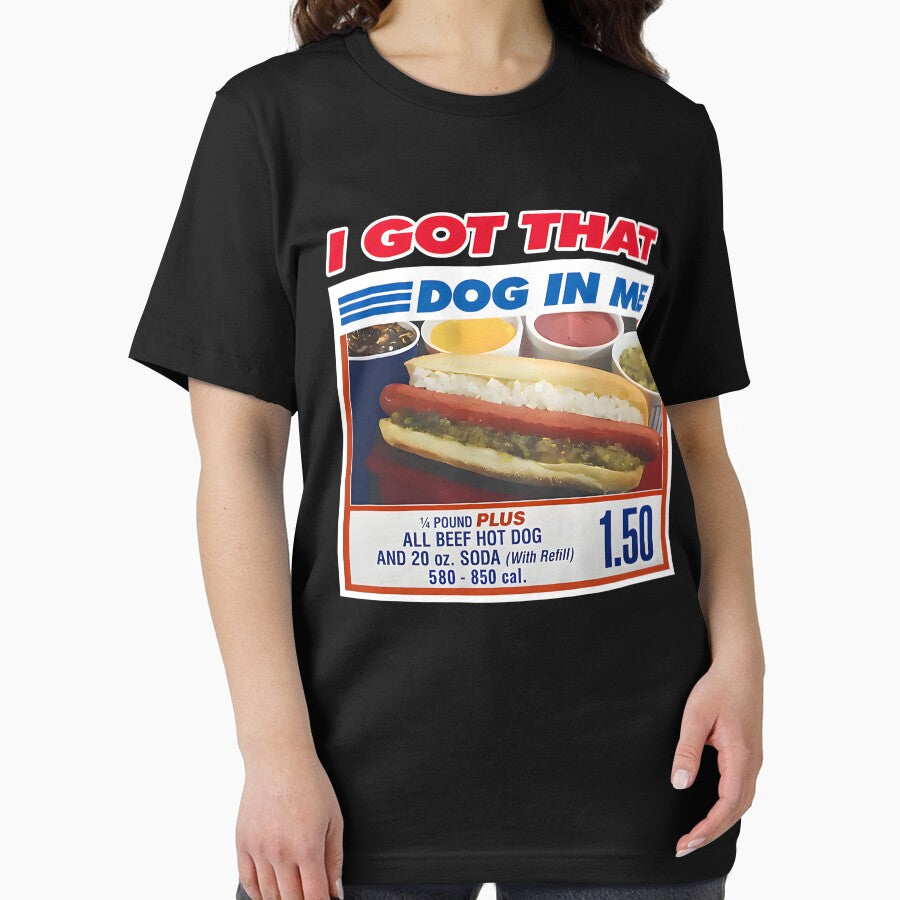 Retro Vintage I Got That Dog In Me Funny Hotdog Men Women by mjohnson9