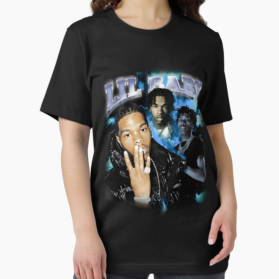 Lil baby Vintage 90s Bootleg Es by ramsonistrex T-Shirts, Hoodie, Sweatshirt | BlankRebels.com (Image 2)