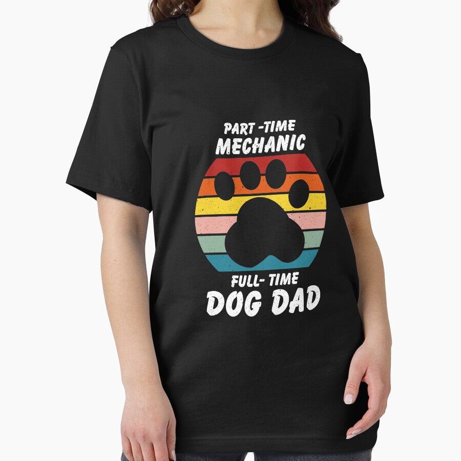 Full Time Dog Dad Part Time Mechanic by ind3finite T-Shirts, Hoodie, Sweatshirt | BlankRebels.com (Image 2)