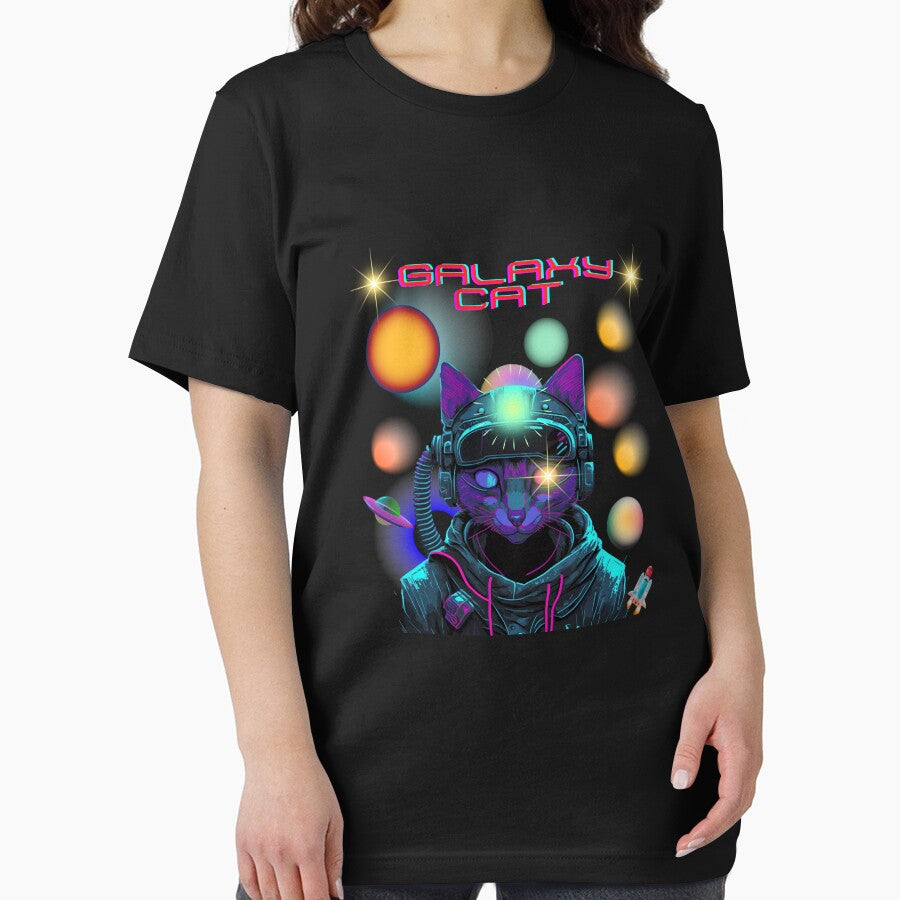 Galaxy Cat - Funny Space Cat T-Shirt by GorinART Hoodie, Sweatshirt | BlankRebels.com (Image 2)