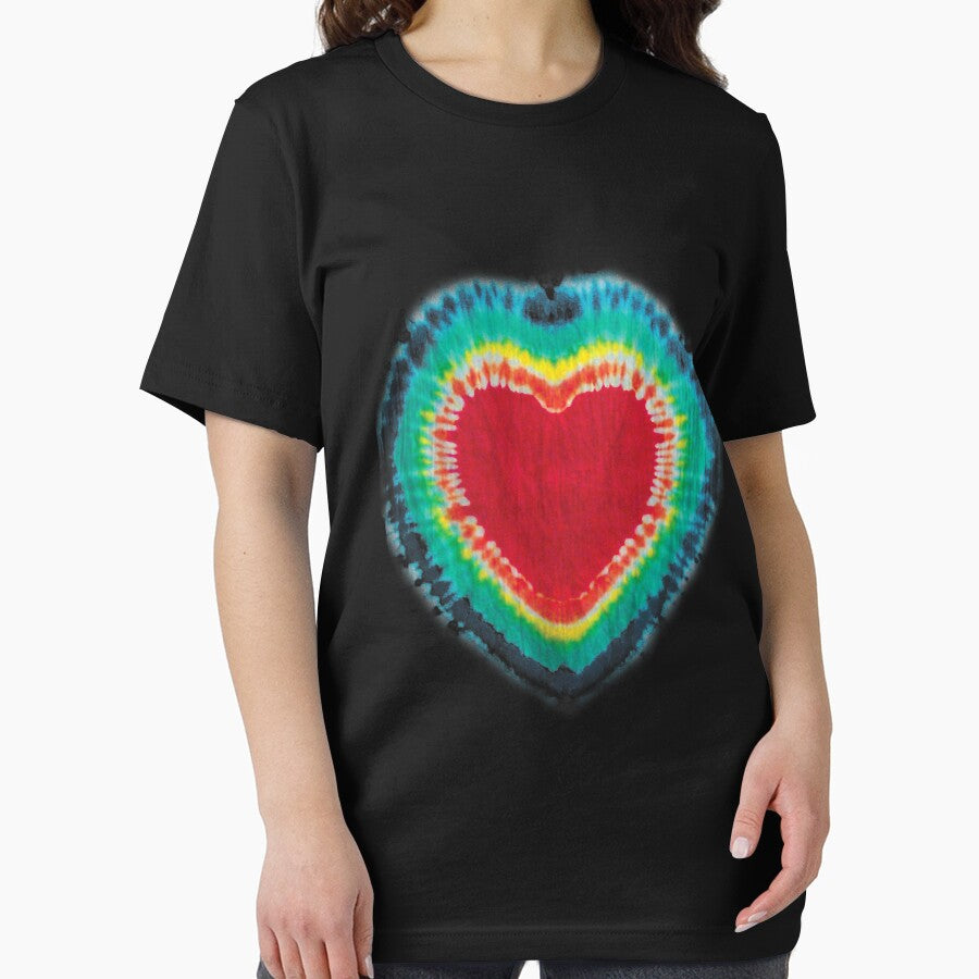 Tie Dye Colorful Heart Cute Rainbow Hippie Graphic by shannange T-Shirts, Hoodie, Sweatshirt | BlankRebels.com (Image 2)