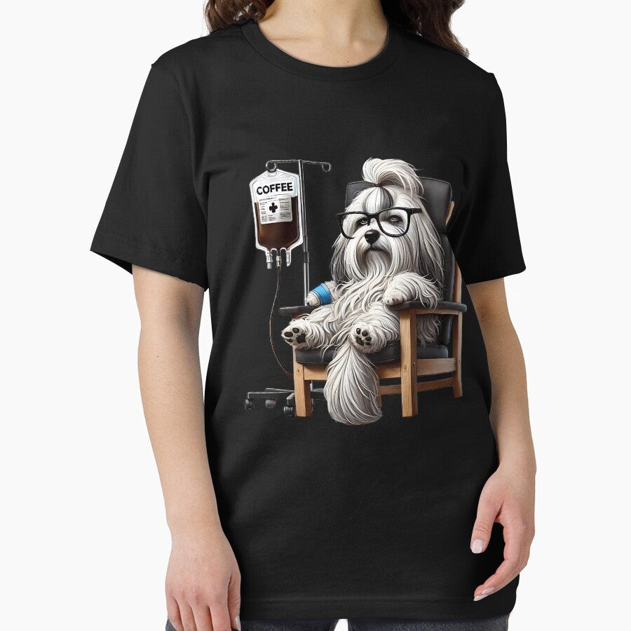 Funny Havanese Coffee Drink Dog Lover by Kimberley King Art  King Art T-Shirts, Hoodie, Sweatshirt (Image 2)