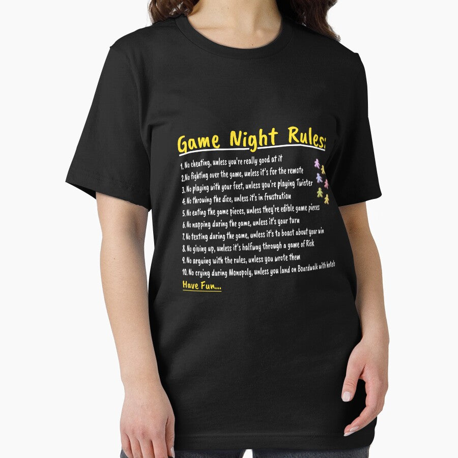 Game Night Rules by SLPrintFactory T-Shirts, Hoodie, Sweatshirt | BlankRebels.com (Image 2)