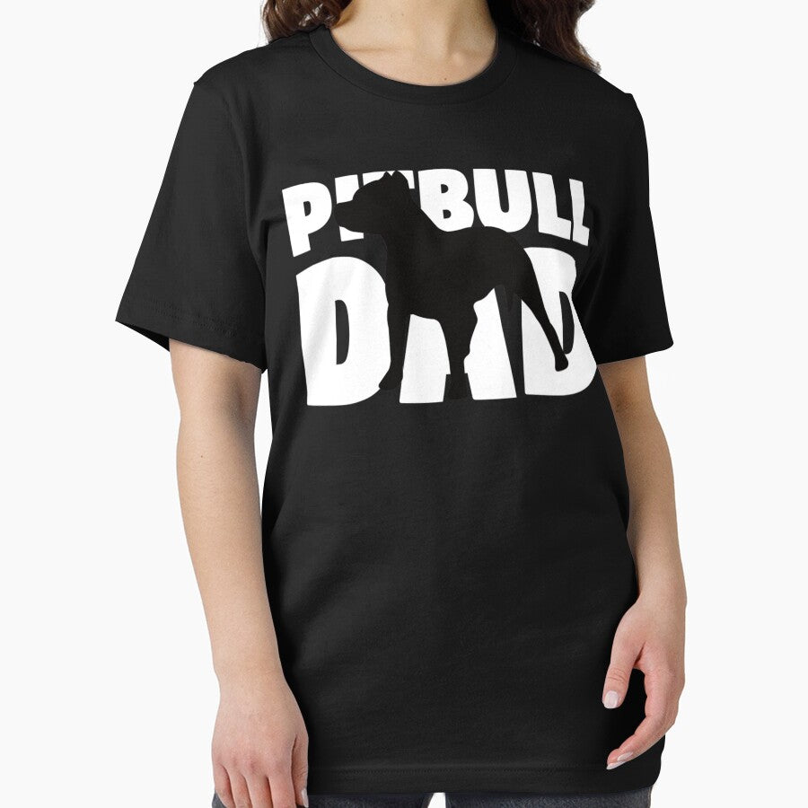 Pitbull Dad Hoodie Dog Father Pitbull Gift by SharonArtStudio