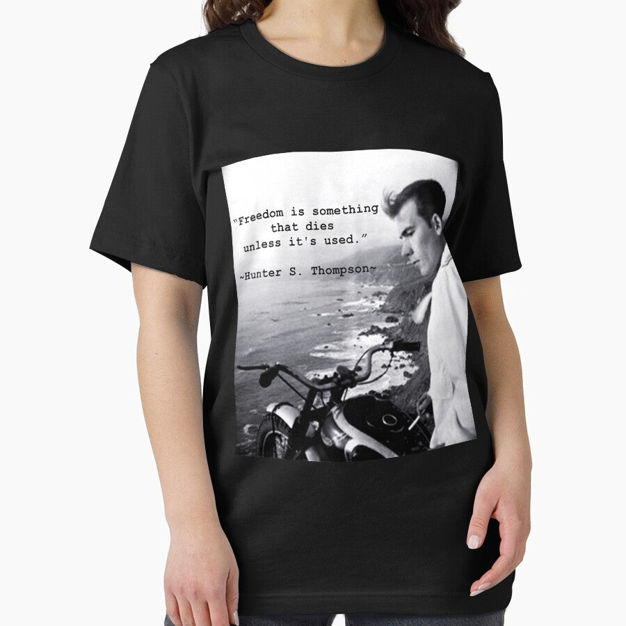 Hunter S Thompson - Freedom by IKET T-Shirts, Hoodie, Sweatshirt | BlankRebels.com (Image 2)