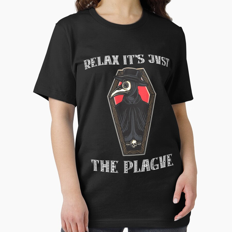 Relaxed Plague Doctor Coffin by PlagueCity T-Shirts, Hoodie, Sweatshirt | BlankRebels.com (Image 2)