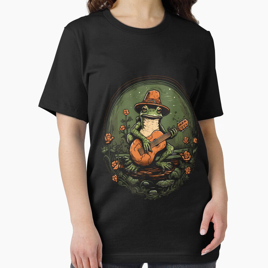 Frog Banjo Love: Toadstool & Phrog Cottagecore Aesthetic by anass002 T-Shirts, Hoodie, Sweatshirt | BlankRebels.com (Image 2)