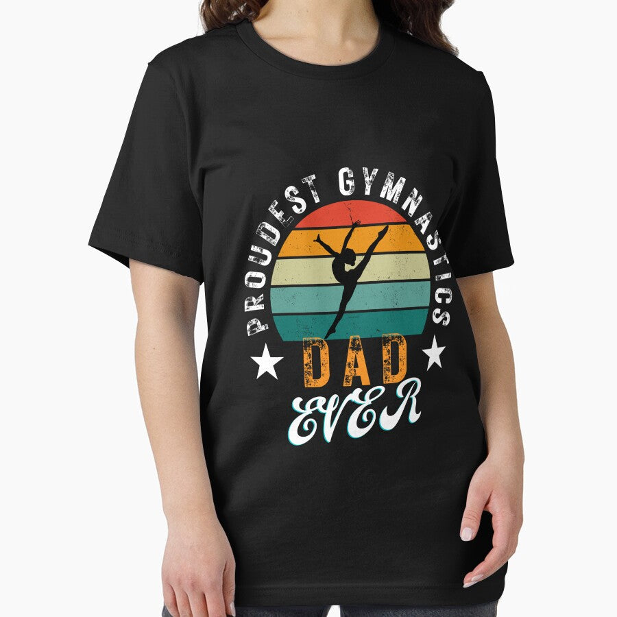Proudest Gymnastics Dad Ever by SESEBT T-Shirts, Hoodie, Sweatshirt | BlankRebels.com (Image 2)