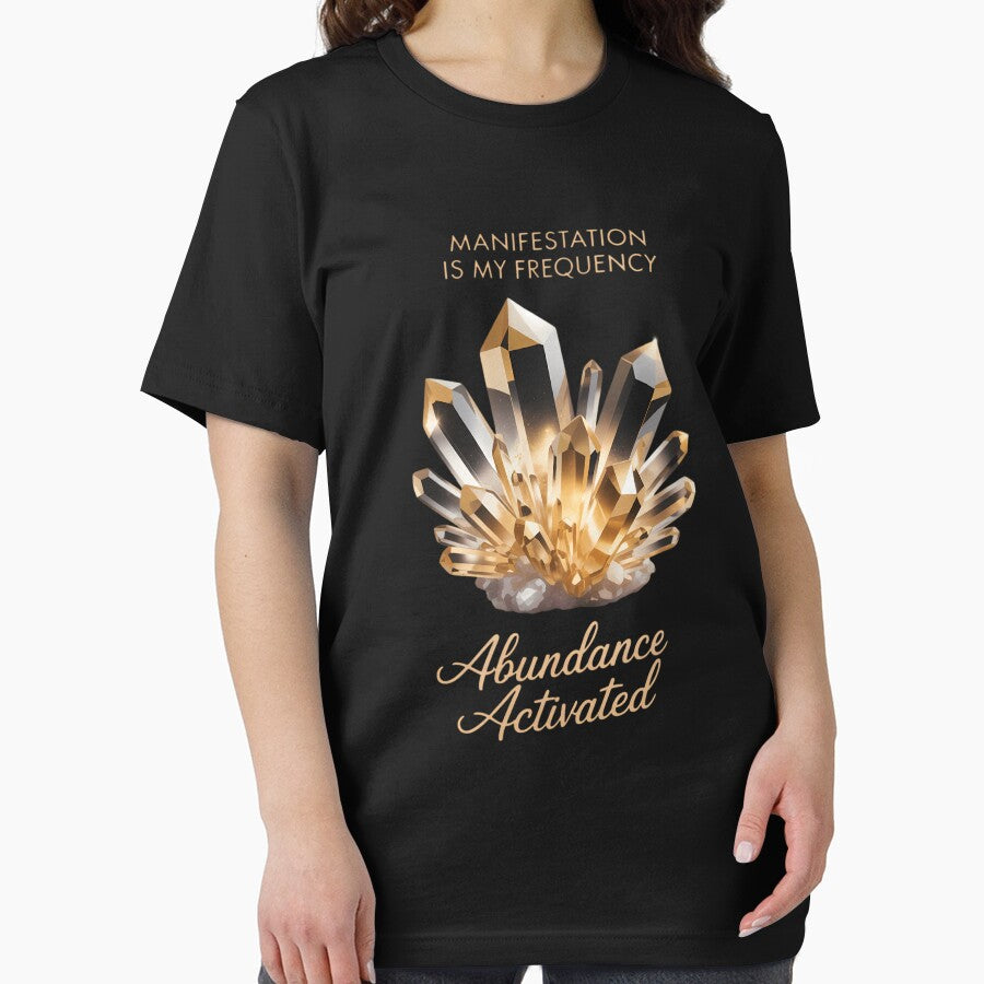 Manifestation Is My Frequency - Citrine Crystal by tearbytea T-Shirts, Hoodie, Sweatshirt | BlankRebels.com (Image 2)